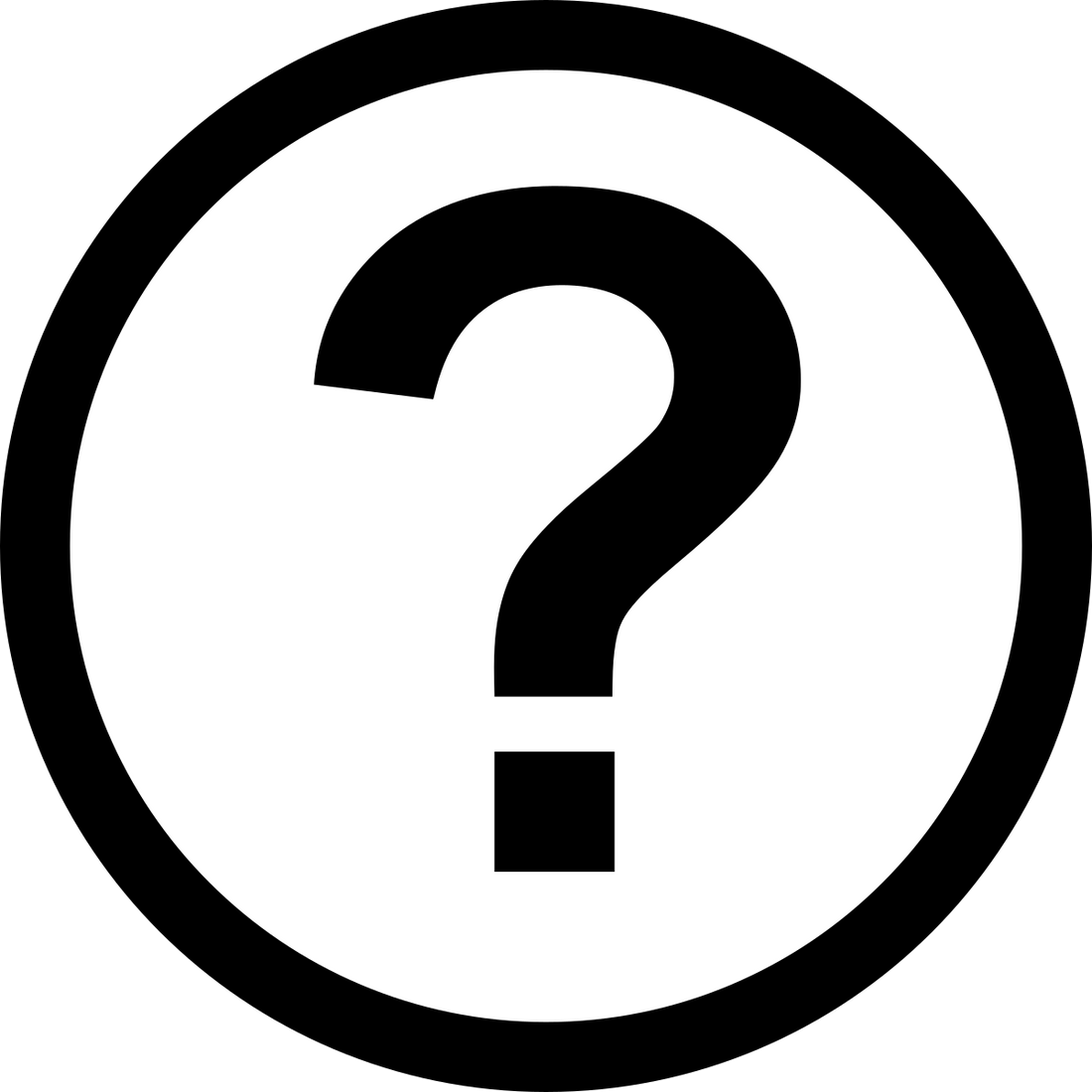question mark